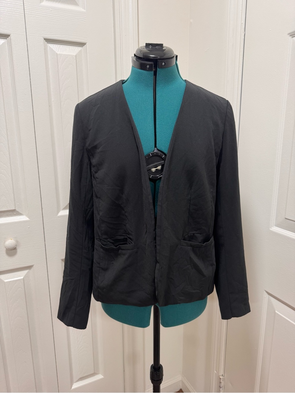 Modcloth Black Open-Front Women's Blazer